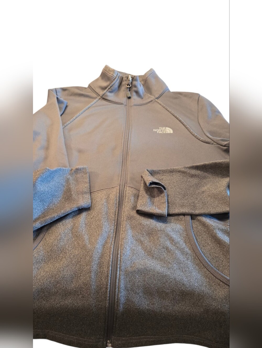 The North Face Full-Zip Jacket in Gray Size Small